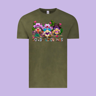 Howdy Valentines Vintage Tee Designed By Cowhidedigitalart