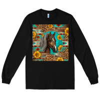 Black western tennessee horse Long Sleeve Tee - LillyAllenDesigns