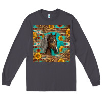 Smoke western tennessee horse Long Sleeve Tee - LillyAllenDesigns
