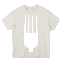 Cream kitchen utensil fork simple easy halloween party costume long sleeve t Heavy Core Tee - baoMotion