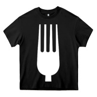Black kitchen utensil fork simple easy halloween party costume long sleeve t Heavy Core Tee - baoMotion