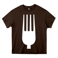 Chocolate Brown kitchen utensil fork simple easy halloween party costume long sleeve t Heavy Core Tee - baoMotion