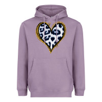 Lavender Dalmatians Heart Gold Glitter Heavyweight Hoodie - Jasminsmagicworld