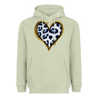Matcha Dalmatians Heart Gold Glitter Heavyweight Hoodie - Jasminsmagicworld