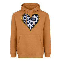 Meerkat Dalmatians Heart Gold Glitter Heavyweight Hoodie - Jasminsmagicworld