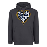 Smoke Dalmatians Heart Gold Glitter Heavyweight Hoodie - Jasminsmagicworld