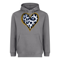 Storm Dalmatians Heart Gold Glitter Heavyweight Hoodie - Jasminsmagicworld