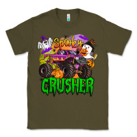 Army Green spooky crusher monster truck Classic Tee - BarkalooDesign