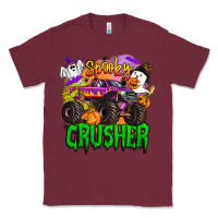 Burgundy spooky crusher monster truck Classic Tee - BarkalooDesign