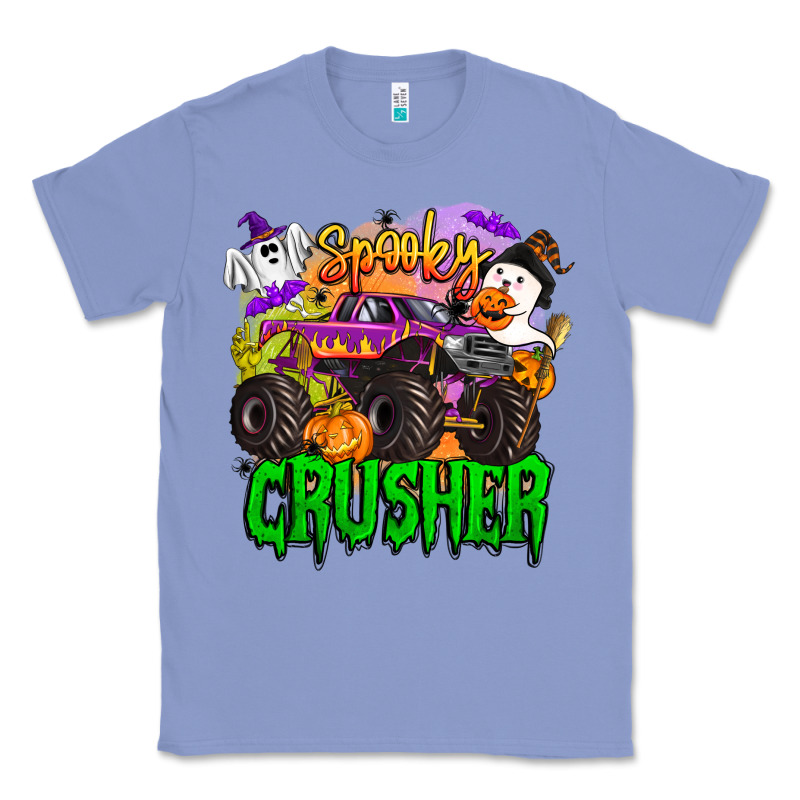 Spooky Crusher Monster Truck Classic Tee by BarkalooDesign | Teevron