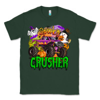 Sports Green spooky crusher monster truck Classic Tee - BarkalooDesign