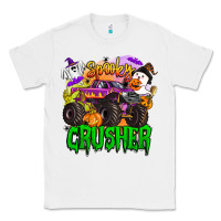 White spooky crusher monster truck Classic Tee - BarkalooDesign