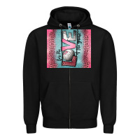 Black for the love of the game volleyball Zipper Hoodie - Jasminsmagicworld