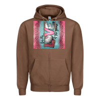 Chestnut for the love of the game volleyball Zipper Hoodie - Jasminsmagicworld