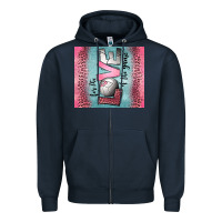 Navy for the love of the game volleyball Zipper Hoodie - Jasminsmagicworld