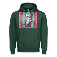 Sports Green for the love of the game volleyball Zipper Hoodie - Jasminsmagicworld