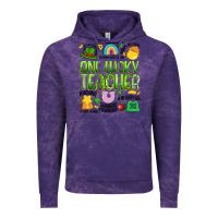 Cloud Purple one lucky teacher lucky charm Vintage Hoodie - Artiststas