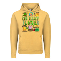 One Lucky Teacher Lucky Charm Vintage Hoodie | Teevron