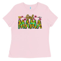 Bubblegum Pink Girl Mama Ladies Tee - CowhideDigitalArt