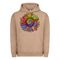 Pigment Burro tie dye sunflower Urban Hoodie - RanaPortraitStore