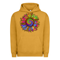 Pigment Peanut Butter tie dye sunflower Urban Hoodie - RanaPortraitStore