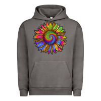Pigment Tornado tie dye sunflower Urban Hoodie - RanaPortraitStore