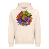 Sandshell tie dye sunflower Urban Hoodie - RanaPortraitStore