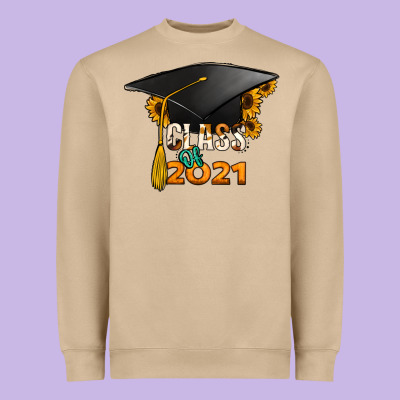 Class Of 2021 Heavyweight Sweatshirt Designed By Jasminsmagicworld