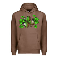 Chestnut st. patricks day shamrocks Premium Hoodie - BarkalooDesign