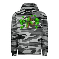 Slate Camo st. patricks day shamrocks Premium Hoodie - BarkalooDesign