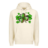 Tofu st. patricks day shamrocks Premium Hoodie - BarkalooDesign