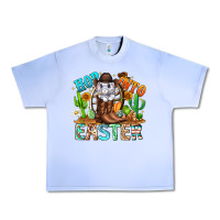 Grape Ice Hop Into Easter Bunny Western Urban Heavy Tee - CowhideDigitalArt