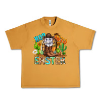 Peanut Butter Hop Into Easter Bunny Western Urban Heavy Tee - CowhideDigitalArt