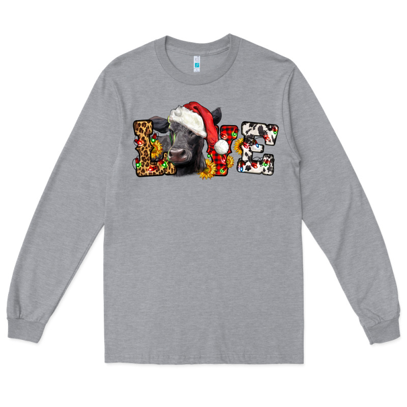 Love Christmas Black Angus Long Sleeve Tee by LillyAllenDesigns | Teevron
