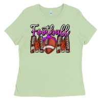 Matcha Football Mom Ladies Tee - CowhideDigitalArt