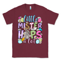 Burgundy Easter Day Little mister hops a lot Classic Tee - OliviaCreatesArt
