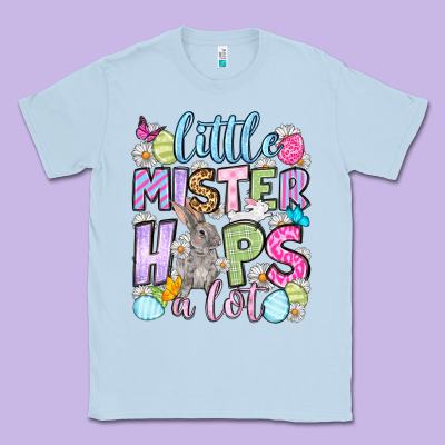 Easter Day Little Mister Hops A Lot Classic Tee Designed By Oliviacreatesart