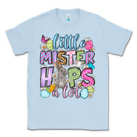 Dusty Blue Easter Day Little mister hops a lot Classic Tee - OliviaCreatesArt