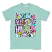 Seafoam Easter Day Little mister hops a lot Classic Tee - OliviaCreatesArt