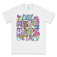 White Easter Day Little mister hops a lot Classic Tee - OliviaCreatesArt