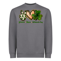 Storm peace love st.patrick's day Heavyweight Sweatshirt - Jasminsmagicworld