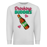 Dove Grey Drinking Buddies Premium Sweatshirt - Jasminsmagicworld