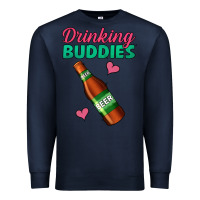 Navy Drinking Buddies Premium Sweatshirt - Jasminsmagicworld
