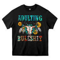 Black adulting is some bullshit Heavy Core Tee - OliviaCreatesArt
