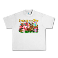 Lunar Rock Happy Easter Animal Car Urban Heavy Tee - CowhideDigitalArt