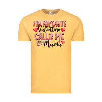 Vintage Mustard love message with cupid and hearts Vintage Tee - CowhideDigitalArt