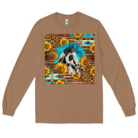 Toasted Coconut western paint horse Long Sleeve Tee - LillyAllenDesigns
