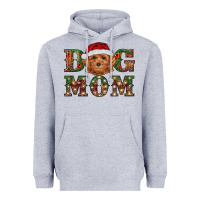 Heather Grey christmas  toy poodle dog mom Heavyweight Hoodie - RanaPortraitStore