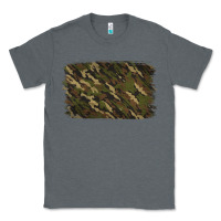 Charcoal Heather Camouflage Background Classic Tee - Jasminsmagicworld