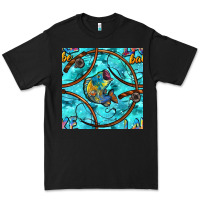 Black Lake Babe And Fish With Camouflage Seamless Pattern Premium Tee - BundleAndBundleShop